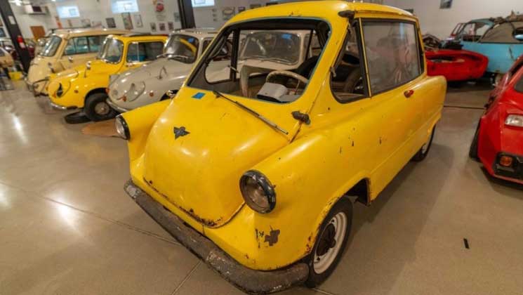 An unusual collection of rare microcars was shown in the USA